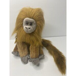 K&M International 2005 Tamarin Golden Lion Monkey Plush‎ Stuffed Animal 11"